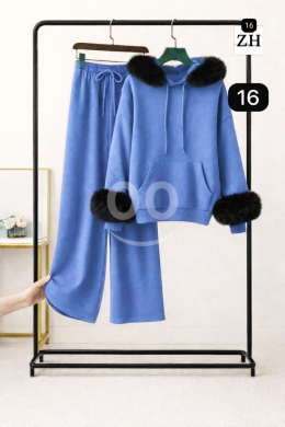 سيت نسائي قطن مصوف ناعم ومريح للاستخدام اليومي | Cozy Women's Fleece-Lined Cotton Set for… — 5