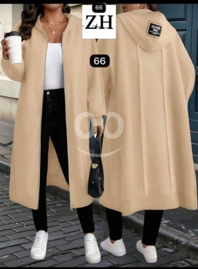 الملابس، الأحذية والزينة في أبو سمرا - جاكيت فليس نسائي طويل دافئ وعصري | Trendy Long Women&#039;s Fleece Jacket