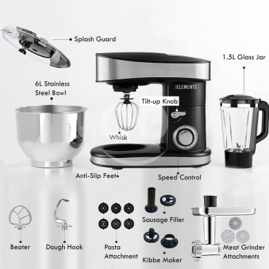 KB ELEMENTS STAINLESS STEEL STAND MIXER 7.5 LITERS — 5