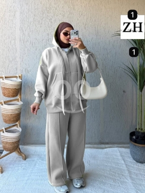 طقم فليس نسائي عصري مريح للاستخدام اليومي | Trendy Women's Fleece Set for Daily Use — 2