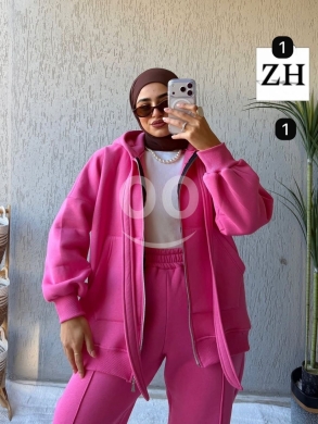 طقم فليس نسائي عصري مريح للاستخدام اليومي | Trendy Women's Fleece Set for Daily Use — 5