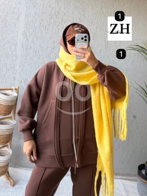 طقم فليس نسائي عصري مريح للاستخدام اليومي | Trendy Women's Fleece Set for Daily Use — 4