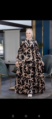 فستان مخمل ناعم وأنيق مقاس موحد من 55 حتى 110 كيلو | Elegant Soft Velvet Dress Fits 55 to… — 2