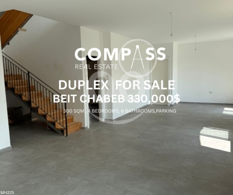 Apartments for sale in Beit Chabeb - Brand new 300m2 apt (fair market price $330,000)IN Beit Chabeb