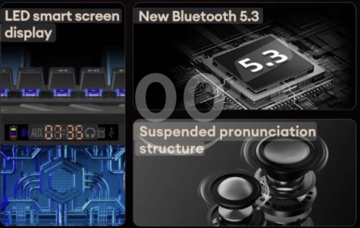 MONSTER G06 Multimedia Bluetooth Speaker — 3