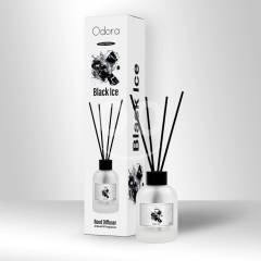 معطر أعواد أودورا برائحة بلاك آيس | Odora Reed Diffuser - Black Ice Fragrance Long Lasting