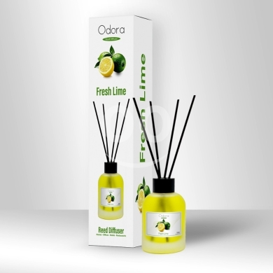 Home & Garden in Ajaltoun - معطر أعواد أودورا برائحة الليمون المنعش | Odora Reed Diffuser - Fresh Lime Fragrance