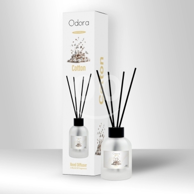 Maison & Jardin dans Ajaltoun - معطر أعواد أودورا برائحة القطن | Odora Reed Diffuser - COTTON Fragrance Long Lasting