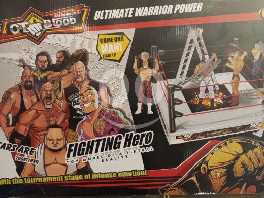 لعبة مجسمات المصارعة الحرة أبطال القوة والبطولة | Wrestling OT Blood Ultimate Warrior Toy… — 2