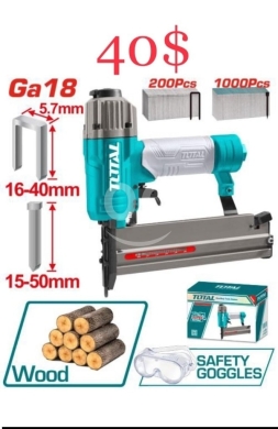 DIY Tools & Materials in Tripoli - Professional Total Pneumatic Brad Nailer & Stapler - Heavy-Duty Woodworking Tool