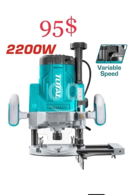 DIY Tools & Materials in Tripoli - Total 2200W Industrial Router - Precision Woodworking Power for $95