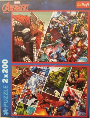 Other Goods in Ras El Metn - بازل مارفل أفنجرز ٤٠٠ قطعة للأطفال +٥ صنع بولندا | Marvel Avengers Puzzle 2x200 Pcs Age 5+ Poland