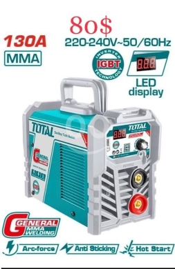 Outils et matériaux de bricolage dans Tripoli - TOTAL 130A Inverter MMA Welding Machine with IGBT Technology, LED Display & Hot Start (80$)