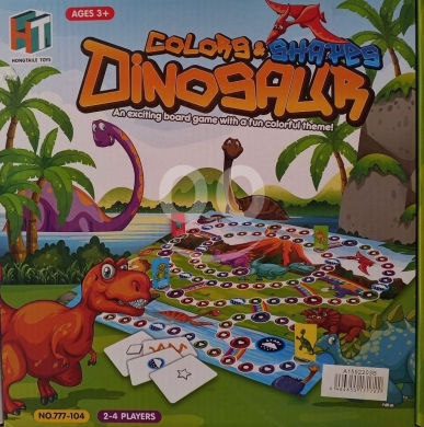 Other Goods in Ras El Metn - لعبة الديناصورات التعليمية لتعلم الألوان والأشكال من 2 إلى 4 لاعبين | Dinosaur Color & Shapes Game