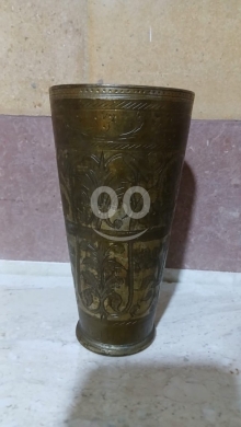 Antiques & Collectibles dans Minieh - كباية هندية أنتيك أصلية - زخرفة يدوية فاخرة وتحفة تراثية نادرة (50$)