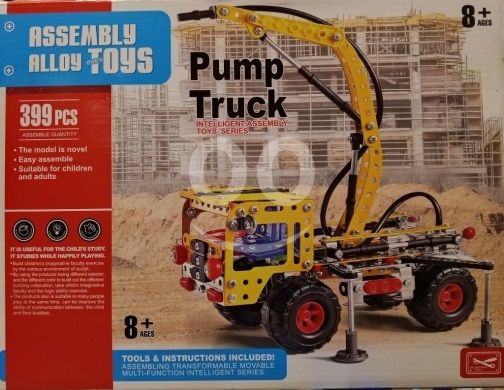 Autres biens dans Ras-Meska - لعبة شاحنة المضخة المعدنية للتركيب 399 قطعة بتصميم عصري ومبتكر | Pump Truck Alloy Toy 399 Pcs