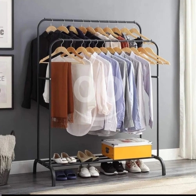 Other home furniture dans Damour - ستاند ملابس مزدوج متين وعصري لتنظيم الثياب | Heavy Duty Double Rail Garment Rack & Organizer