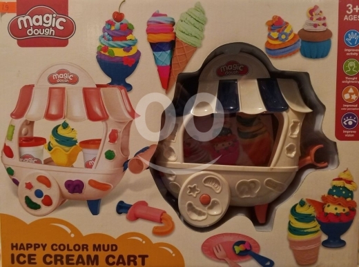 Other Goods in Ras El Metn - عربة "آيس كريم" الطين الملون للأطفال لتحسين المهارات البصرية +٣ | Ice Cream Cart Happy Color Mud 3+