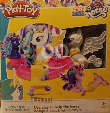 Autres biens dans Ras-Meska - طقم صلصال "حصاني الصغير" لتصميم تسريحات شعر سحرية +٣ | Clay My Little Horse Polly&#039;s Magic Mud Set 3+