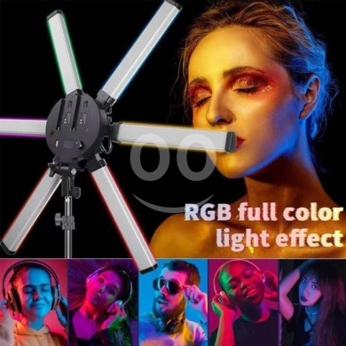 Cameras, Camcorders & Studio Equipment in Bouchrieh - HD-60X RGB Floor LED Fill Light with Tripod & Phone Holder