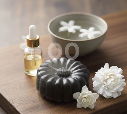 Charcoal soap with jasmine oil — 4