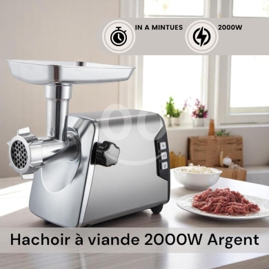 فرامة لحمة وكبة كهربائية احترافية ستانلس ستيل | Professional Stainless Steel Meat Grinder… — 2