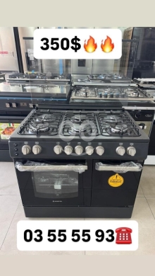 Kitchen appliances in Khalde - Ariston 5-Burner Professional Gas Cooker - Premium Italian Design - $350