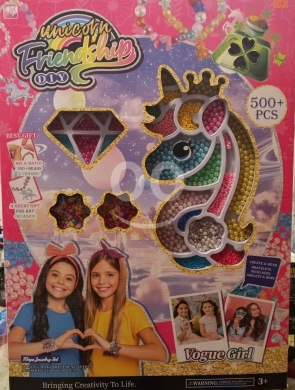 Autres biens dans Ras-Meska - طقم صنع أساور يونيكورن الصداقة مع ٥٠٠ خرزة متنوعة +٣ | Unicorn Friendship Jewelry Making 500 Beads 3