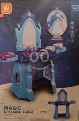 Autres biens dans Ras-Meska - طاولة الزينة السحرية المضيئة للأطفال مع بروجكتر +3 | Magic Dressing Table with Light & Projection 3+