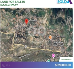641m2 Prime land 4sale in Baalchmay-Baabda - أرض للبيع في بعلشمايMD34L4