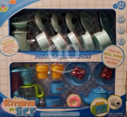 Other Goods in Ras El Metn - لعبة مجموعة المطبخ والأدوات للأطفال من سن +٣ سنوات | Kitchen Set Food & Appliance Toy Set Age 3+