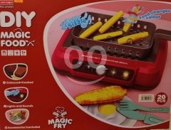 مجموعة ألعاب الطعام السحرية للأطفال مع ميزة تغيير الألوان +٣ | Magic Food Color Changing Kitchen Pla