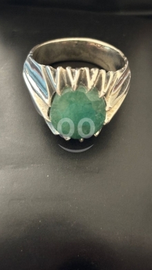 Exclusive Antique Sterling Silver Men's Ring Collection - Handcrafted Artisan Gemstones — 3