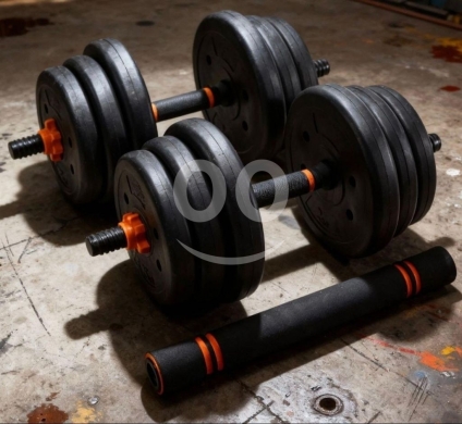Sports, loisirs et voyages dans Baabda - dumbbells 2 axes and 20 kg plates 03 027072 GEO SPORT