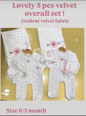 Baby & Kids Stuff in Jounieh - طقم ولادي مخمل "جراند بوي" 5 قطع صناعة تركية | 5-Piece Velvet "Grand Boy" Hospital Set