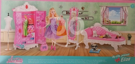 دمية إليزا الأميرة الصغيرة لمجموعة المنزل السعيد مع ملحقات متنوعة | Eliza My Little Princ… — 2