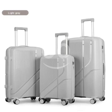 طقم شنط سفر مودرن 3 قطع متينة بمقاسات متنوعة وألوان أنيقة | Modern 3-Piece Durable Luggag… — 2