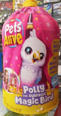 السلع الأخرى في راس المتن - لعبة الطائر السحري بولي من زورو مع عصا سحرية وتفاعل صوتي | Pets Alive Polly Magic Bird by ZURU