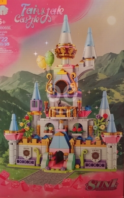 Autres biens dans Ras-Meska - مكعبات بناء قصر الأحلام 8 في 1 للأطفال 722 قطعة | Fairytale Castle 8in1 Building Toy 722Pcs