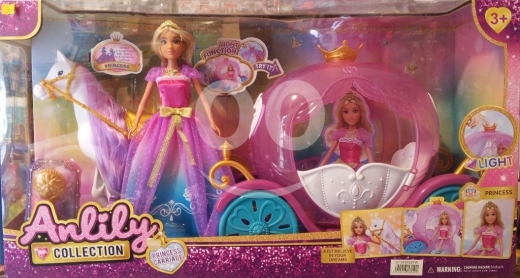 Other Goods in Ras El Metn - دمية أنليلي مجموعة الأميرة للأطفال من عمر 3 سنوات فما فوق | Anlily Princess Collection Doll Set
