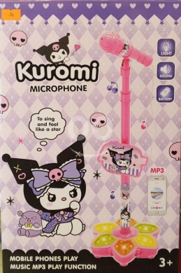 Autres biens dans Ras-Meska - ميكروفون كورومي الموسيقي مع خاصية تشغيل MP3 للأطفال | Kuromi Microphone MP3 Music Play Star Feel