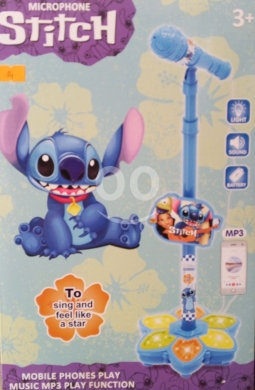 Other Goods in Ras El Metn - ميكروفون ستيتش التفاعلي مع خاصية تشغيل MP3 للأطفال | Stitch Microphone MP3 Music Play Star Feel