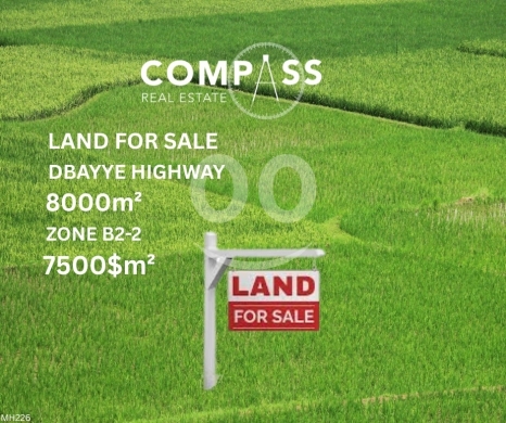 Lands for sale in Dbayeh - Land for sale Dbayye highway Direct on highway