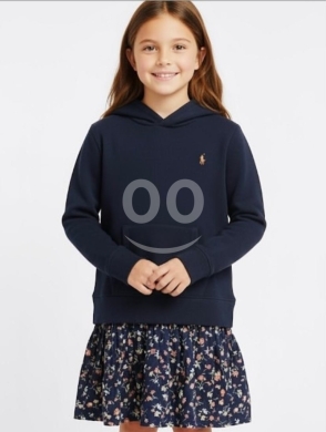 Produits pour bébés et enfants dans Al Dahye - فستان بولو رالف لورين شتوي كحلي للأطفال (6 سنوات) جديد بالتاغ | Polo Ralph Lauren Navy Fleece Dress
