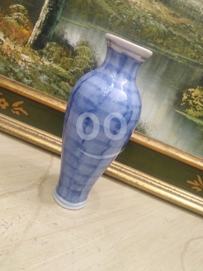 فاز بورسلان صيني أنتيك ختم أحمر مذهب | Antique Chinese Porcelain Vase Red Stamp Gilded — 3