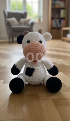 Vêtements, chaussures et accessoires dans Halate - دب كروشيه محشو مصنوع يدوياً بمقاس 35&times;25 سم | Handmade Crochet Teddy Bear Plush Toy 35x25cm