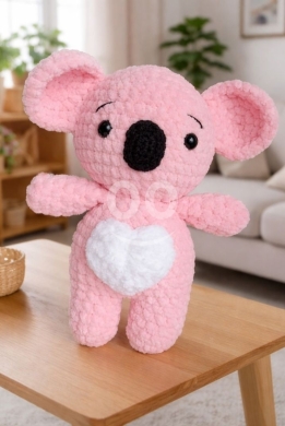 Vêtements, chaussures et accessoires dans Halate - كوالا كروشيه محشو مصنوع يدوياً بمقاس 25&times;25 سم | Handmade Crochet Koala Plush Toy 25x25cm