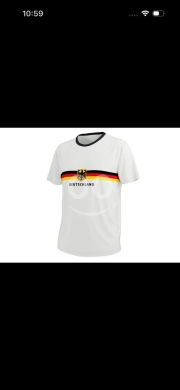 هودي رجالي بتصميم منتخب ألمانيا دافئ ومريح | Men's Germany National Team Hoodie Warm Casu… — 2