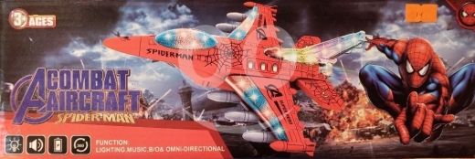 Other Goods in Ras El Metn - طائرة سبايدر مان القتالية التفاعلية مع أضواء وموسيقى | Spider-Man Combat Aircraft Toy with Lights