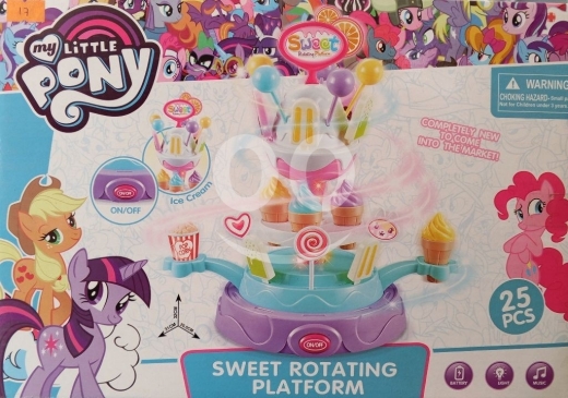 Other Goods in Ras El Metn - لعبة ماي ليتل بوني منصة الآيس كريم الدوارة المضيئة | My Little Pony Ice Cream Rotation Toy